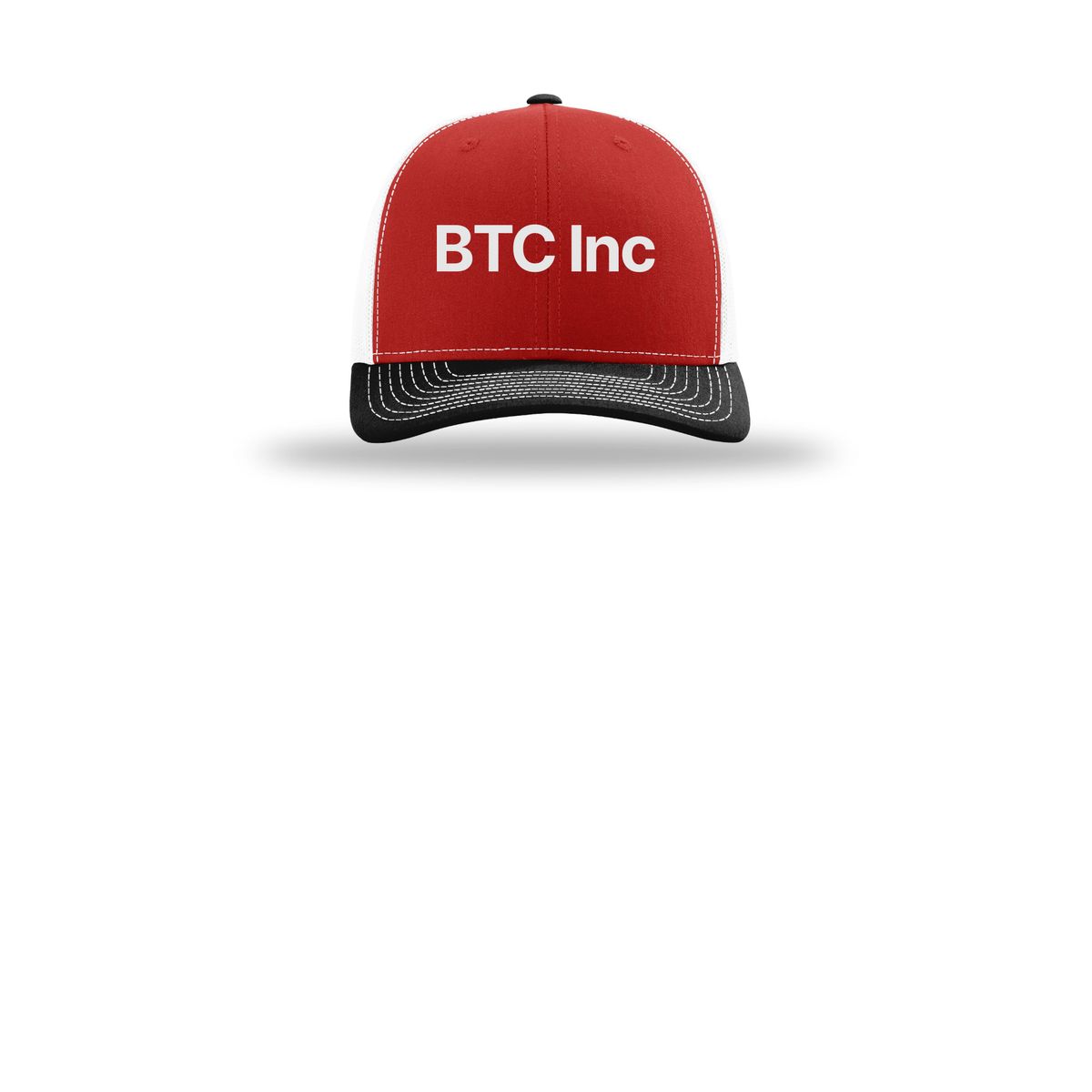 btc-richardson-trucker-cap-embroidery-capfront-R112-redwhiteblack-flat-front