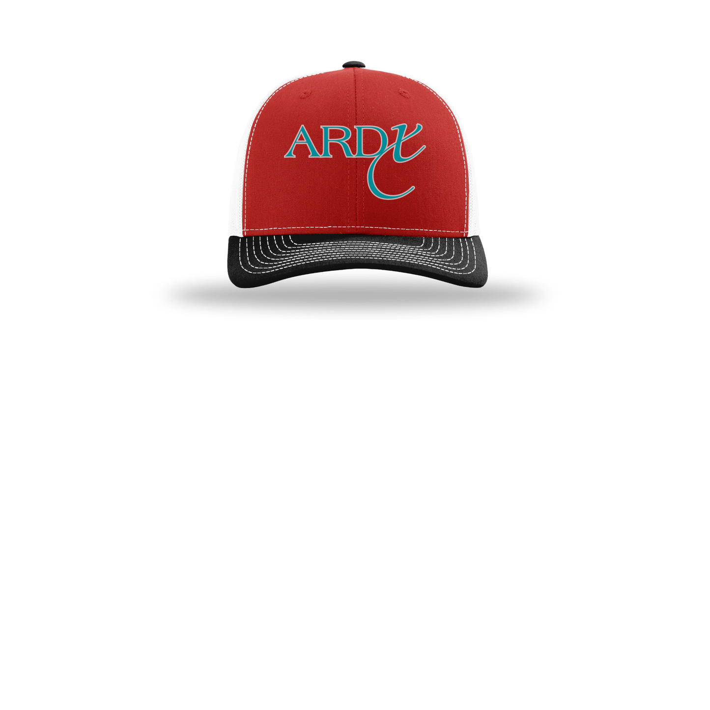 ardx-richardson-trucker-cap-embroidery-capfront-R112-redwhiteblack-flat-front