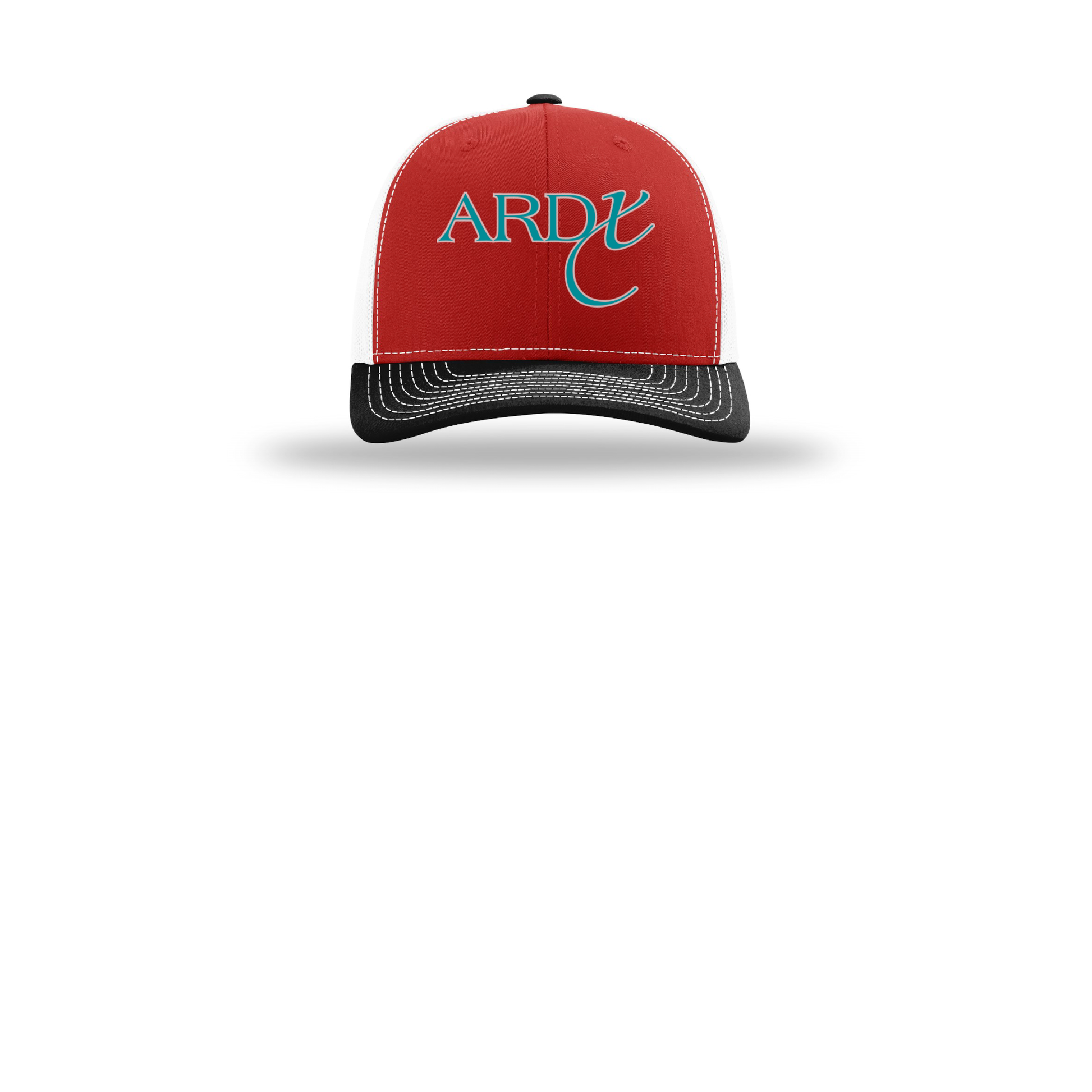 ardx-richardson-trucker-cap-embroidery-capfront-R112-redwhiteblack-flat-front