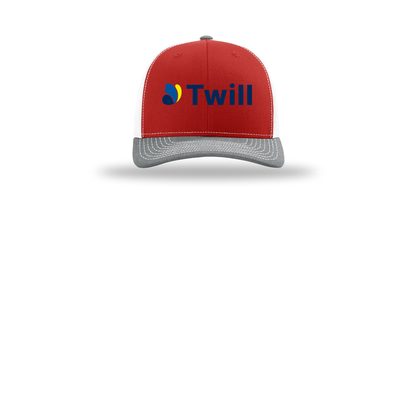 withtwill-richardson-trucker-cap-embroidery-capfront-R112-redwhiteheathergrey-flat-front