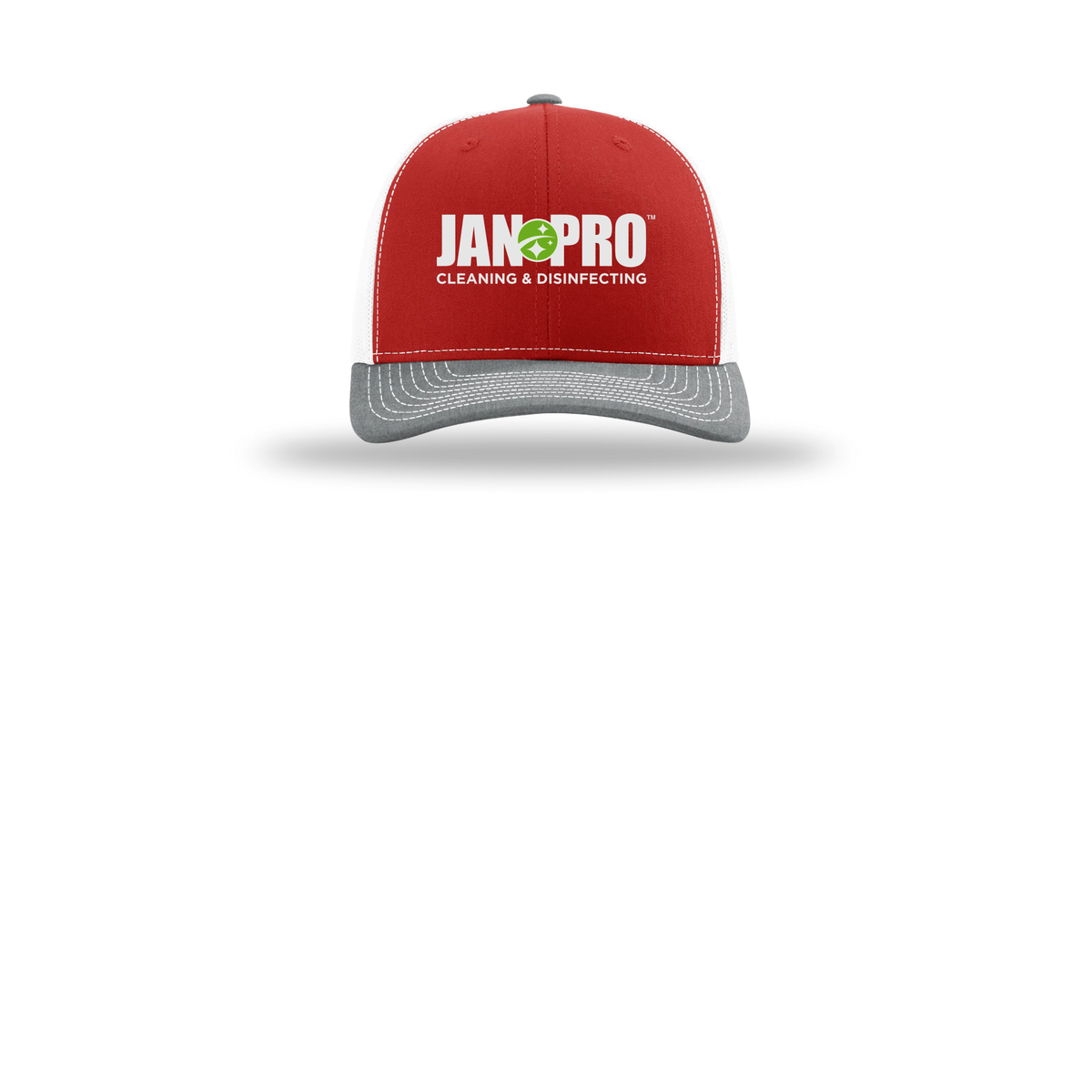 jan-pro-richardson-trucker-cap-embroidery-capfront-R112-redwhiteheathergrey-flat-front
