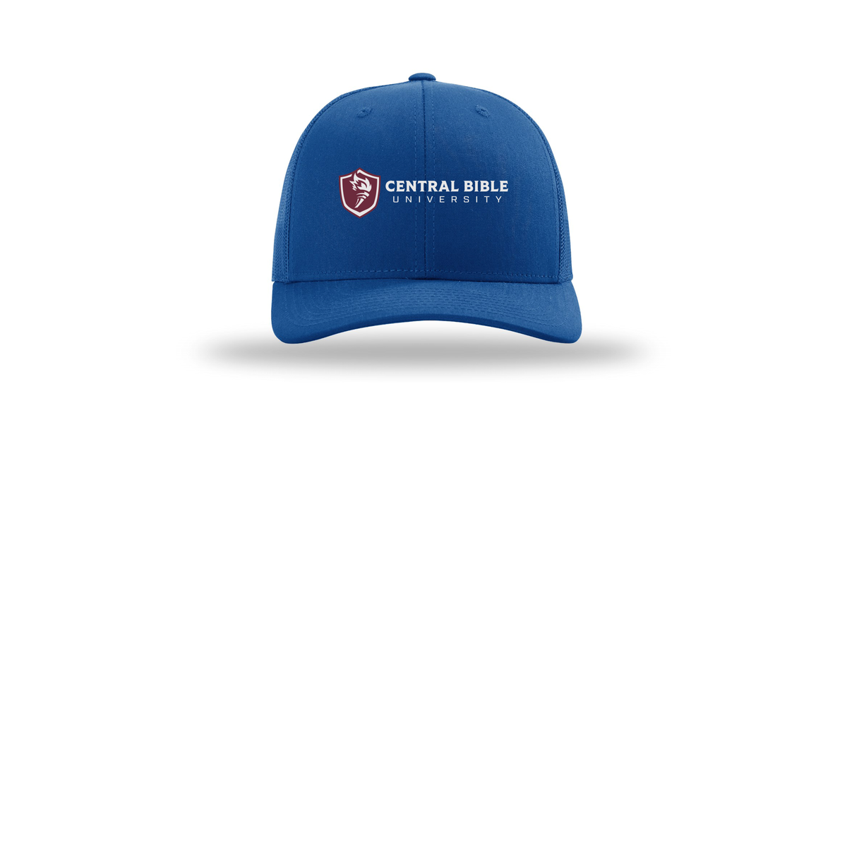 centralbible-richardson-trucker-cap-embroidery-capfront-R112-royal-flat-front