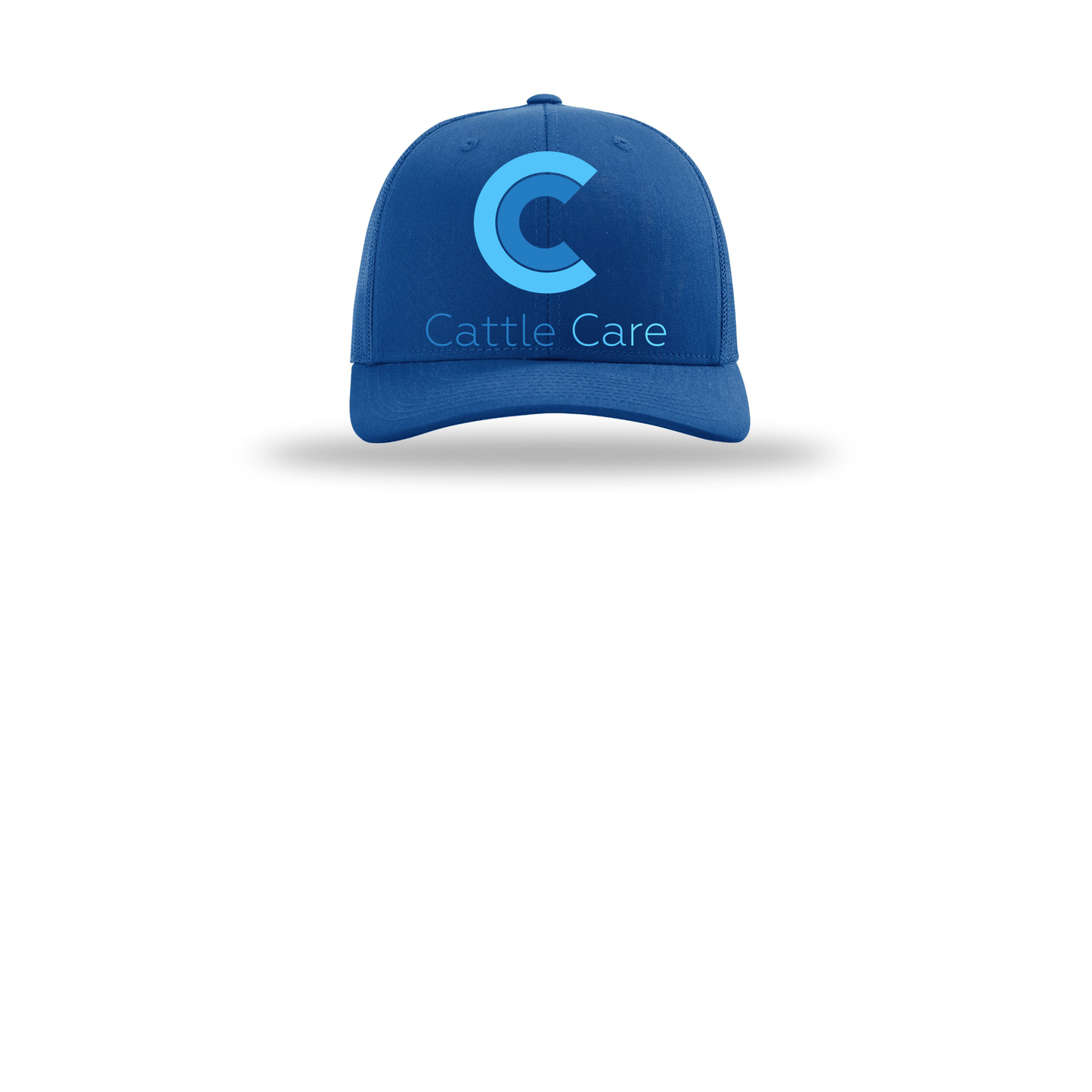 cattle-care-richardson-trucker-cap-embroidery-capfront-R112-royal-flat-front