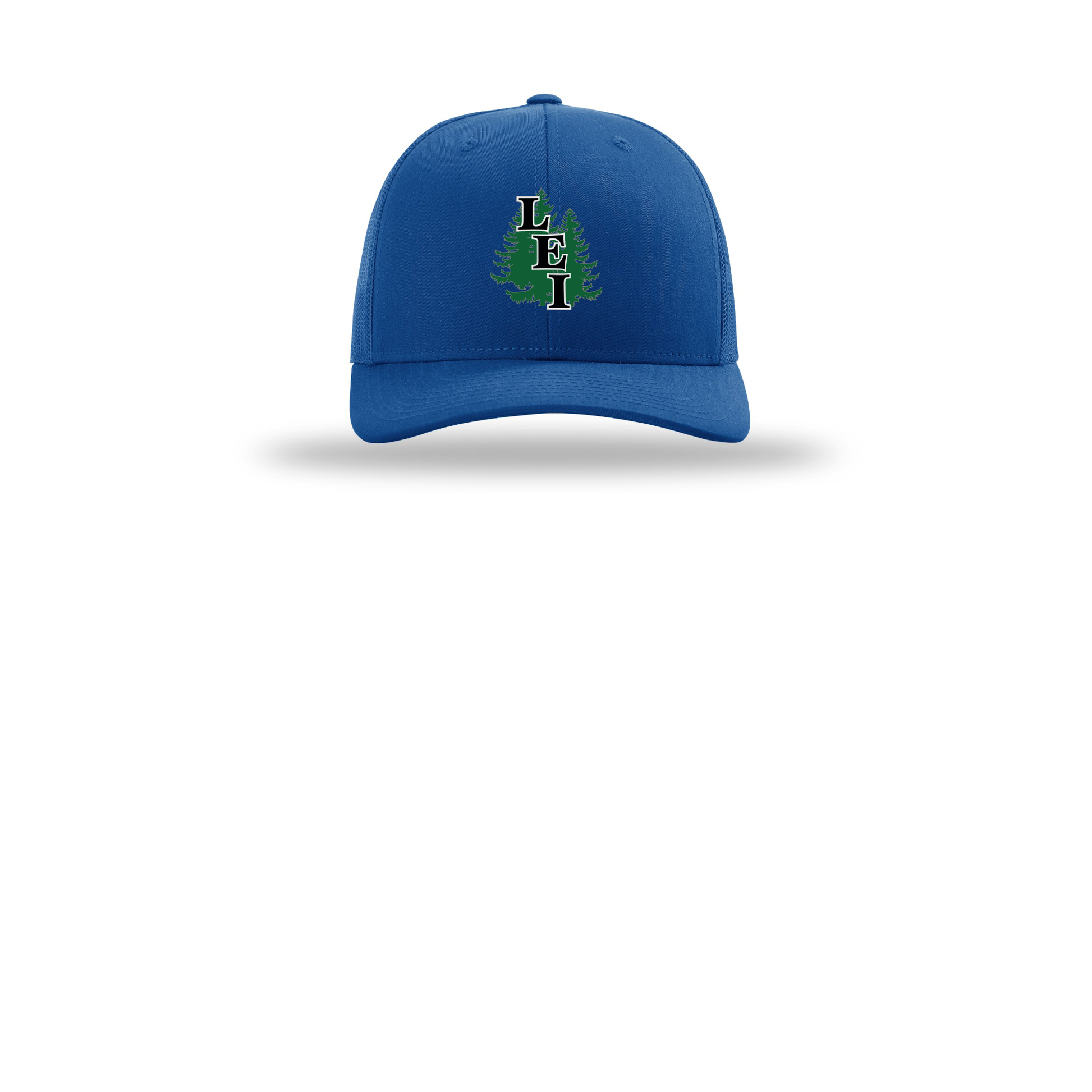 leisite-richardson-trucker-cap-embroidery-capfront-R112-royal-flat-front