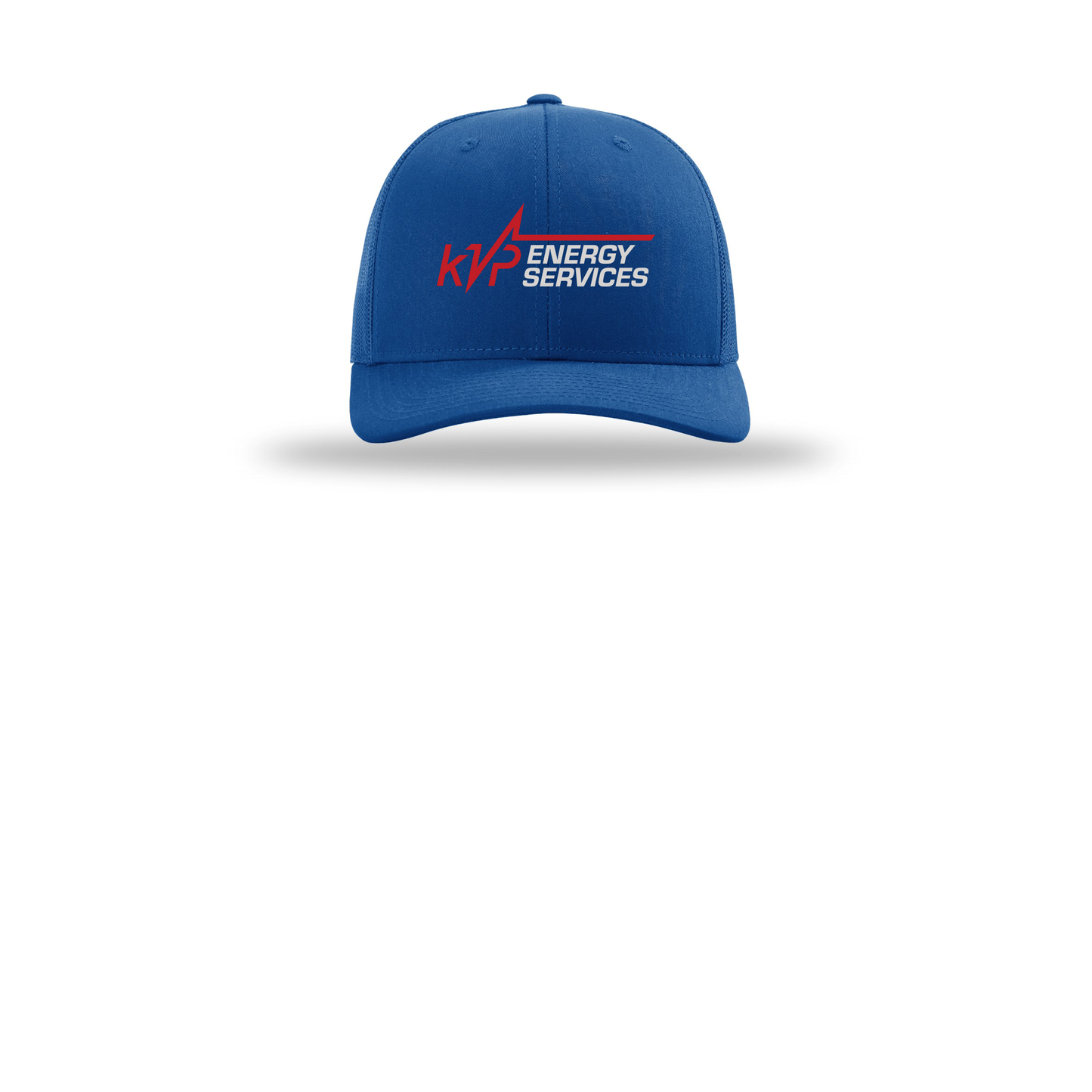 kvpenergy-richardson-trucker-cap-embroidery-capfront-R112-royal-flat-front