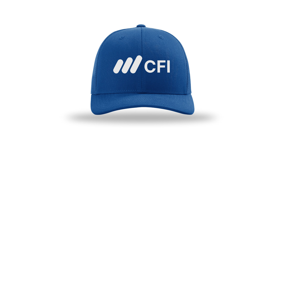 corporatefinanceinstitute-richardson-trucker-cap-embroidery-capfront-R112-royal-flat-front