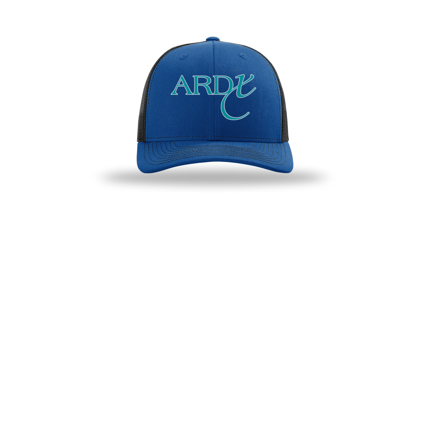 ardx-richardson-trucker-cap-embroidery-capfront-R112-royalblack-flat-front