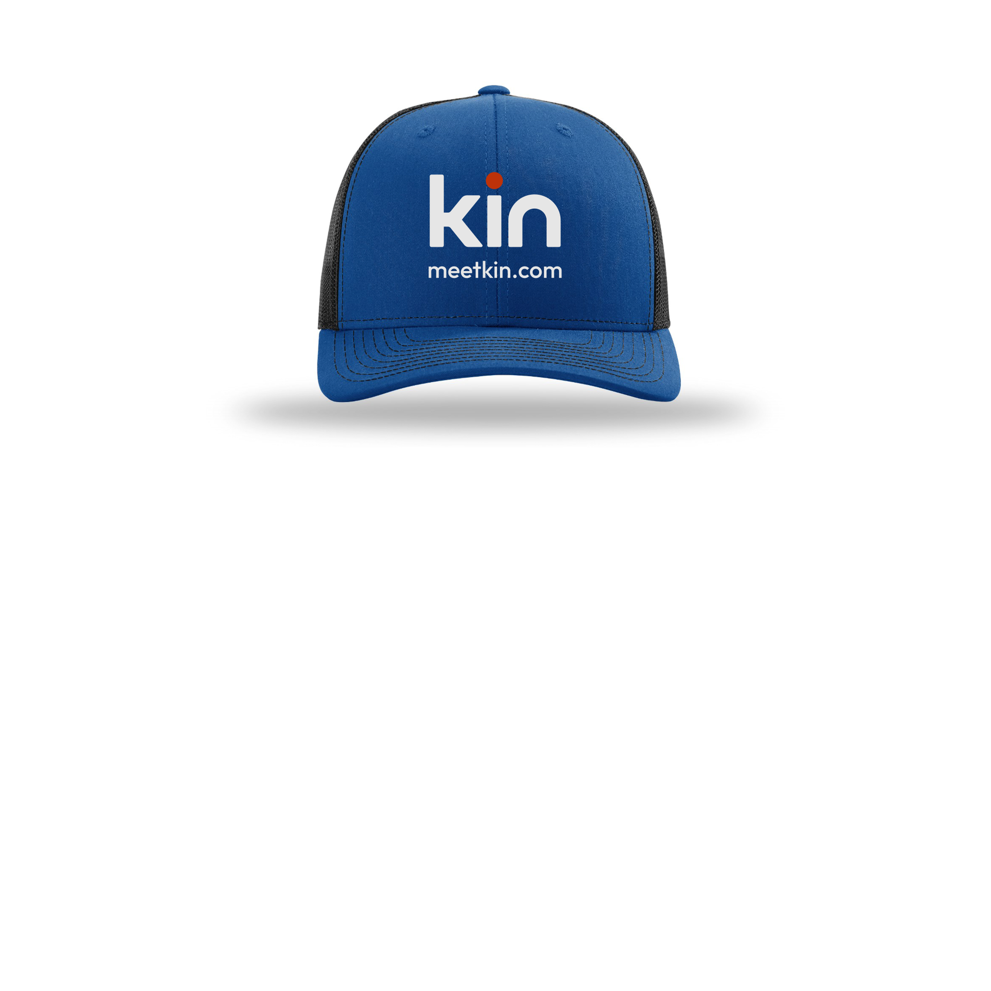 kin-richardson-trucker-cap-embroidery-capfront-R112-royalblack-flat-front