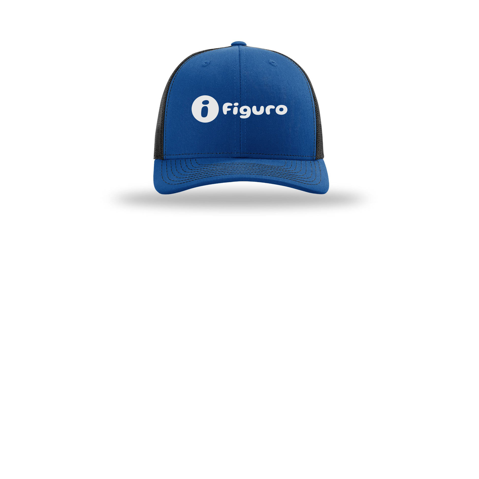 getfiguro-richardson-trucker-cap-embroidery-capfront-R112-royalblack-flat-front
