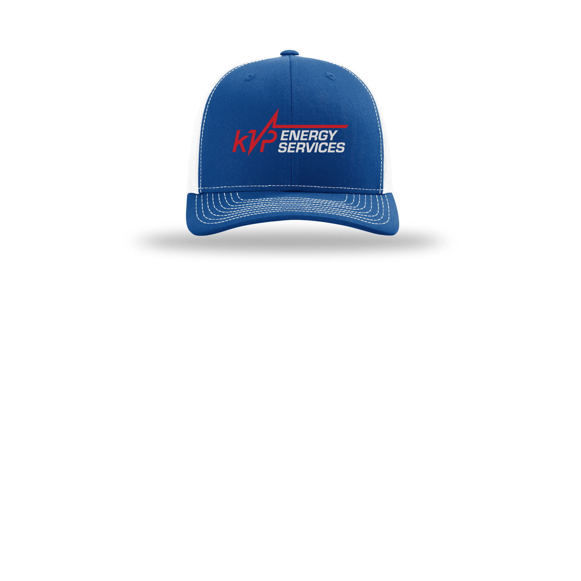 kvpenergy-richardson-trucker-cap-embroidery-capfront-R112-royalwhite-flat-front