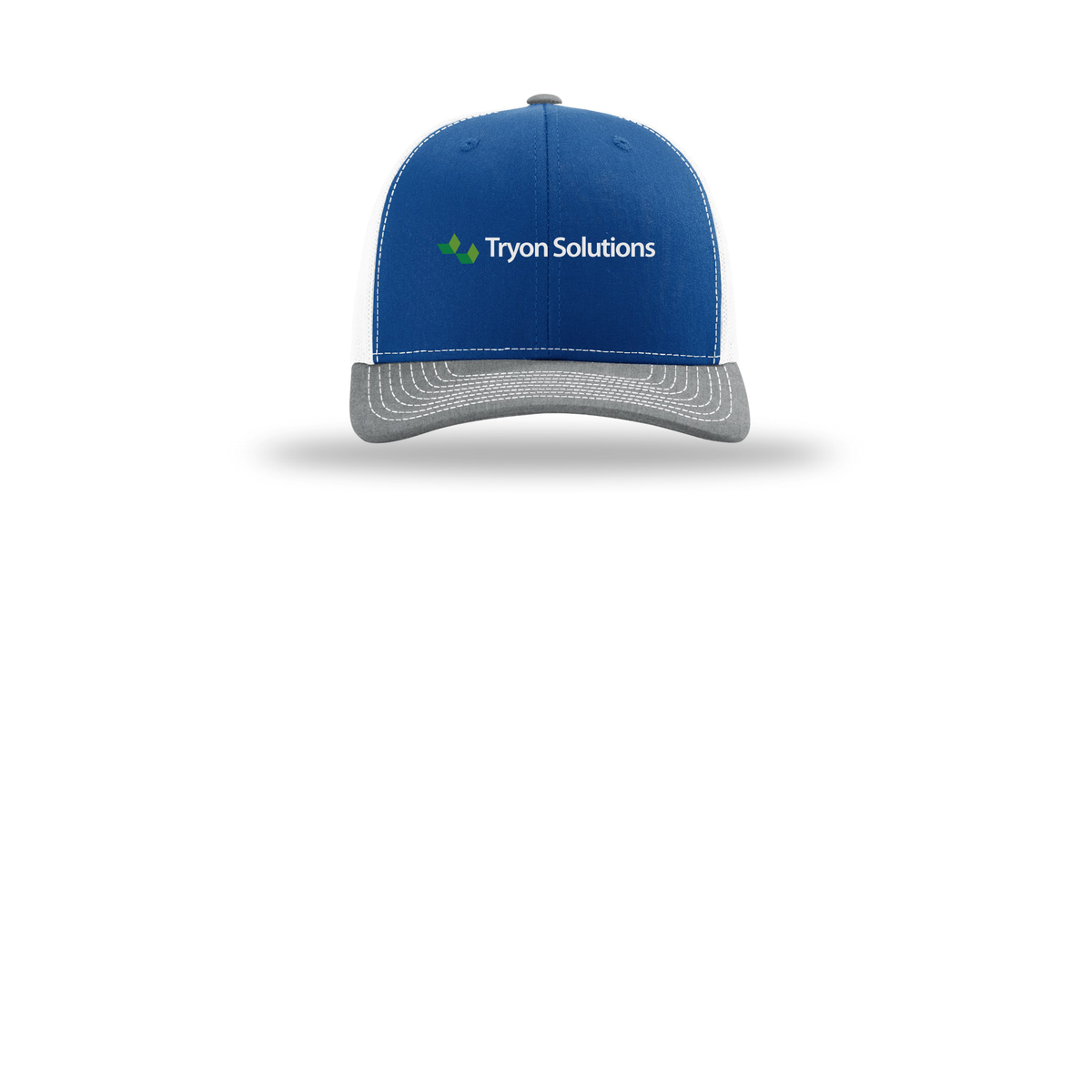 tryonsolutions-richardson-trucker-cap-embroidery-capfront-R112-royalwhiteheathergrey-flat-front