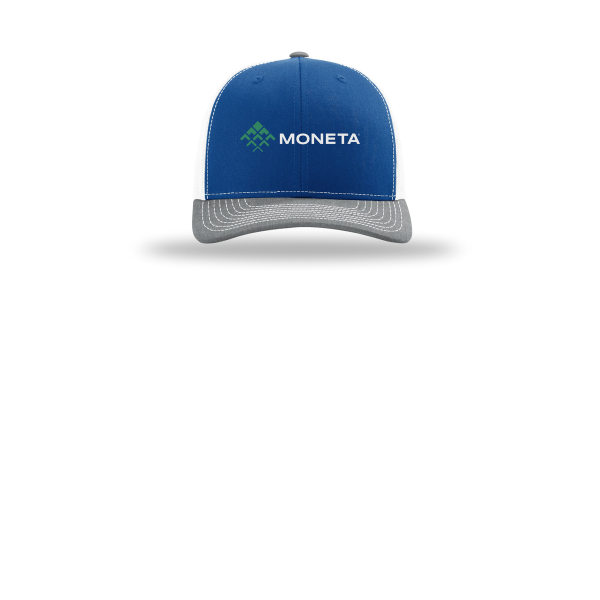 monetagroup-richardson-trucker-cap-embroidery-capfront-R112-royalwhiteheathergrey-flat-front