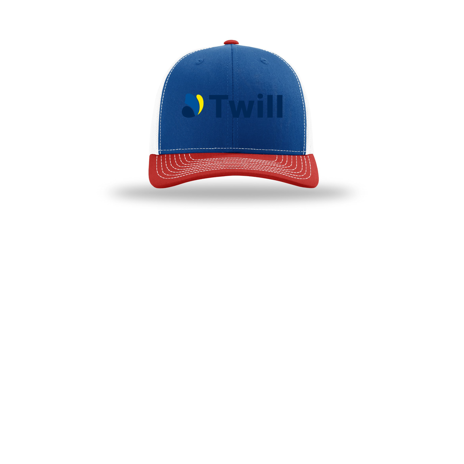 withtwill-richardson-trucker-cap-embroidery-capfront-R112-royalwhitered-flat-front