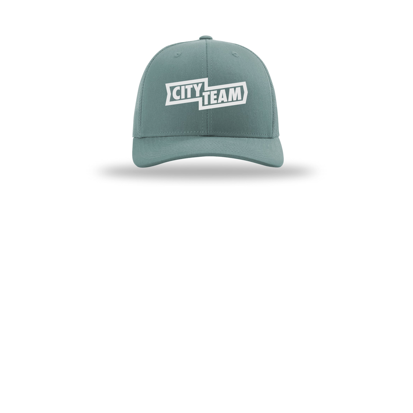 cityteam-richardson-trucker-cap-embroidery-capfront-R112-smokeblue-flat-front