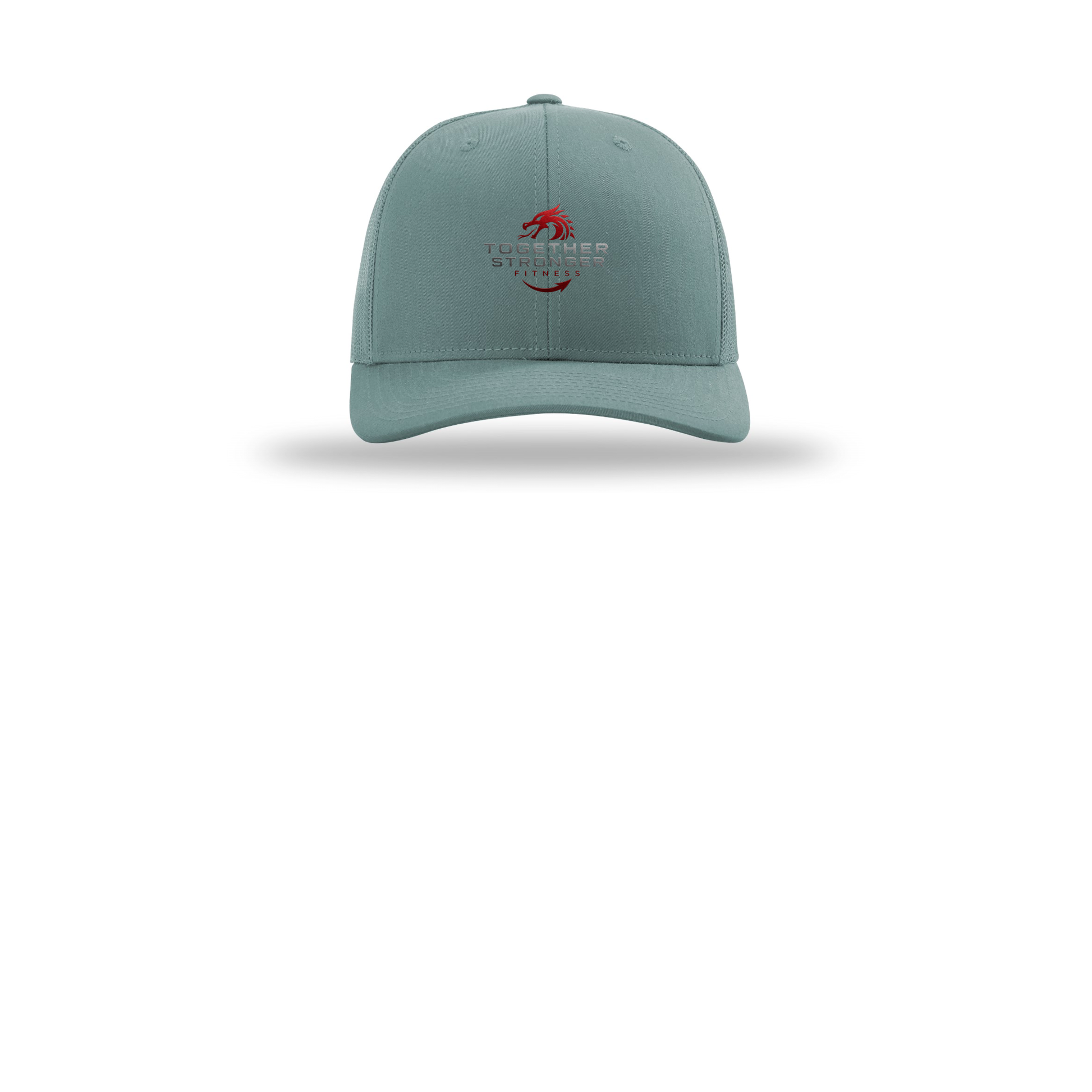 togetherstrongerfitness-richardson-trucker-cap-embroidery-capfront-R112-smokeblue-flat-front