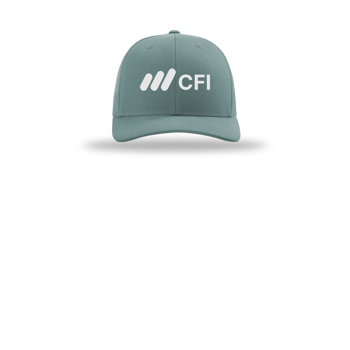 corporatefinanceinstitute-richardson-trucker-cap-embroidery-capfront-R112-smokeblue-flat-front