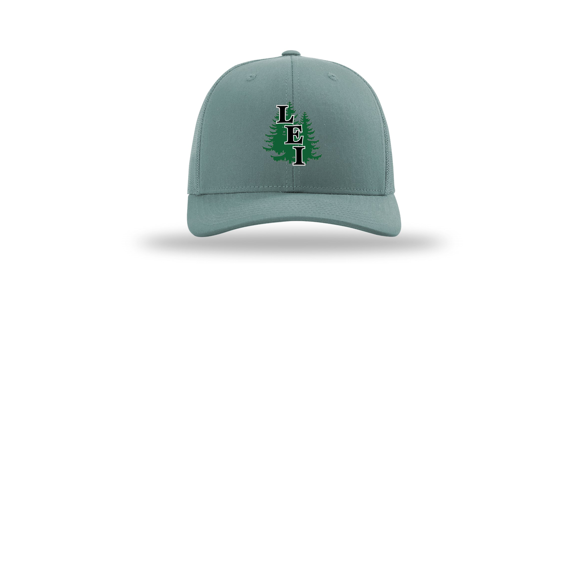 leisite-richardson-trucker-cap-embroidery-capfront-R112-smokeblue-flat-front