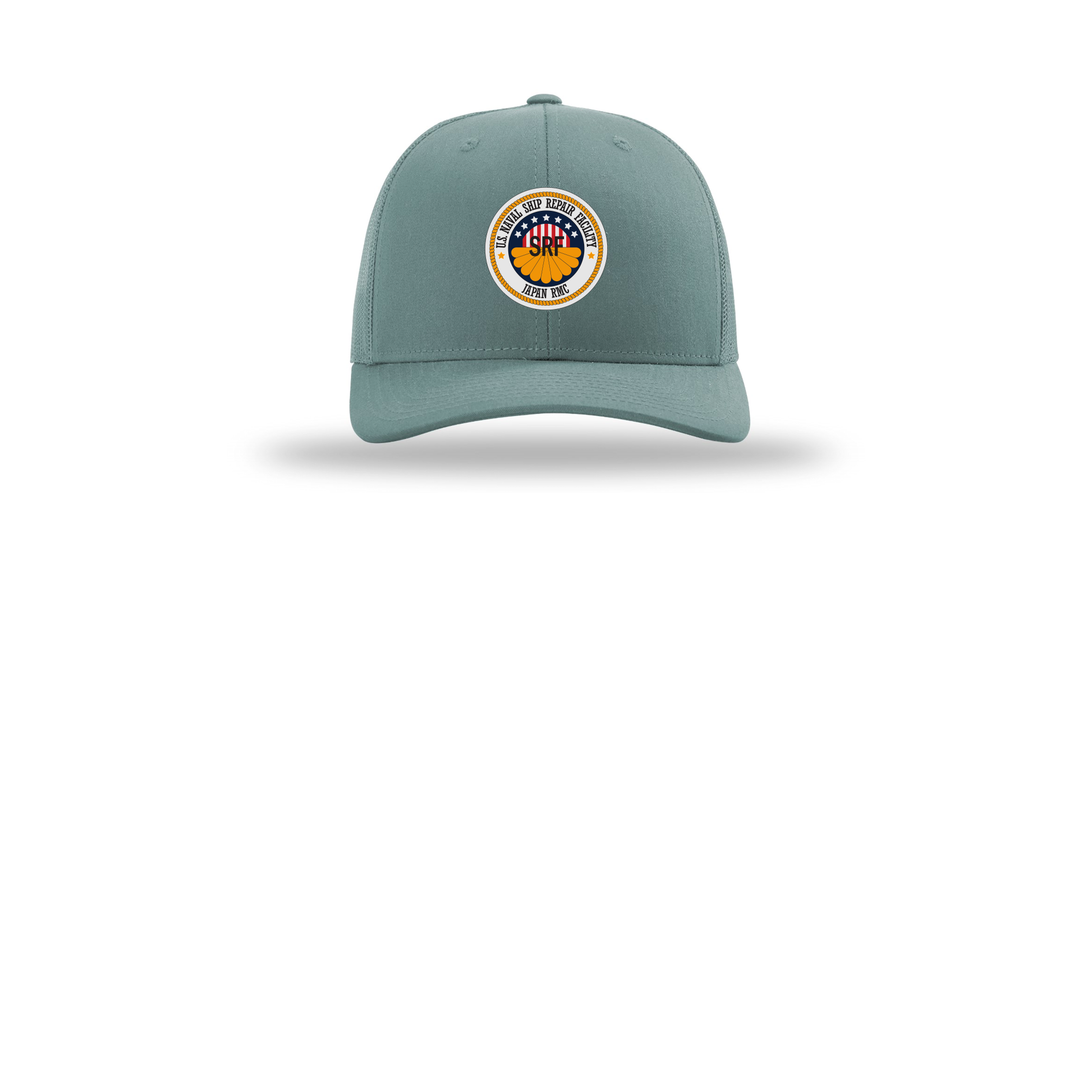 srf-jrmc-richardson-trucker-cap-embroidery-capfront-R112-smokeblue-flat-front