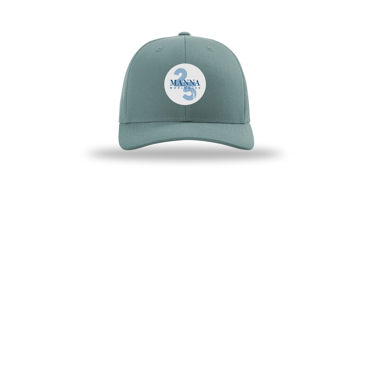 mannaworldwide-richardson-trucker-cap-embroidery-capfront-R112-smokeblue-flat-front