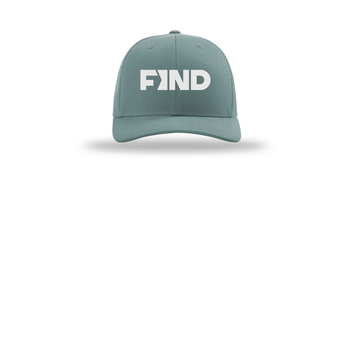 findrealestate-richardson-trucker-cap-embroidery-capfront-R112-smokeblue-flat-front