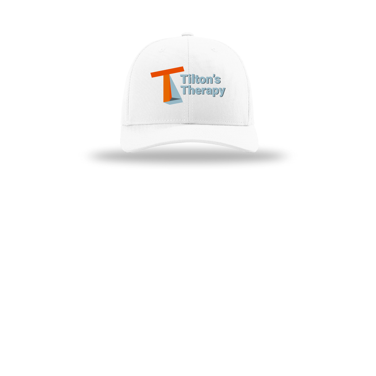 tiltonstherapy-richardson-trucker-cap-embroidery-capfront-R112-white-flat-front