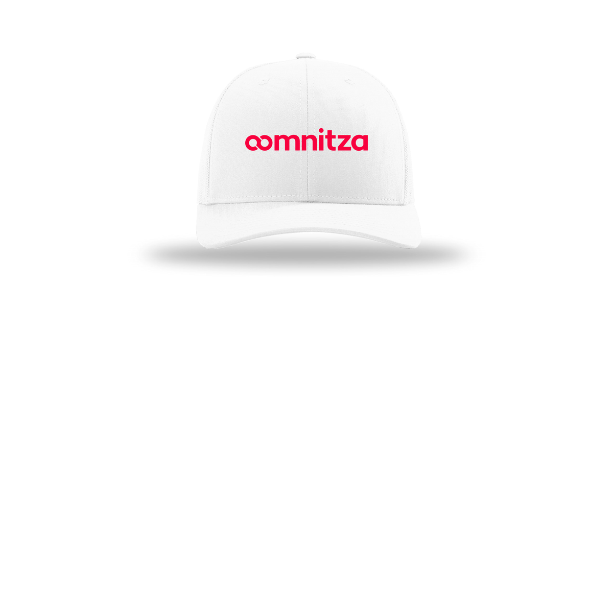 oomnitza-richardson-trucker-cap-embroidery-capfront-R112-white-flat-front