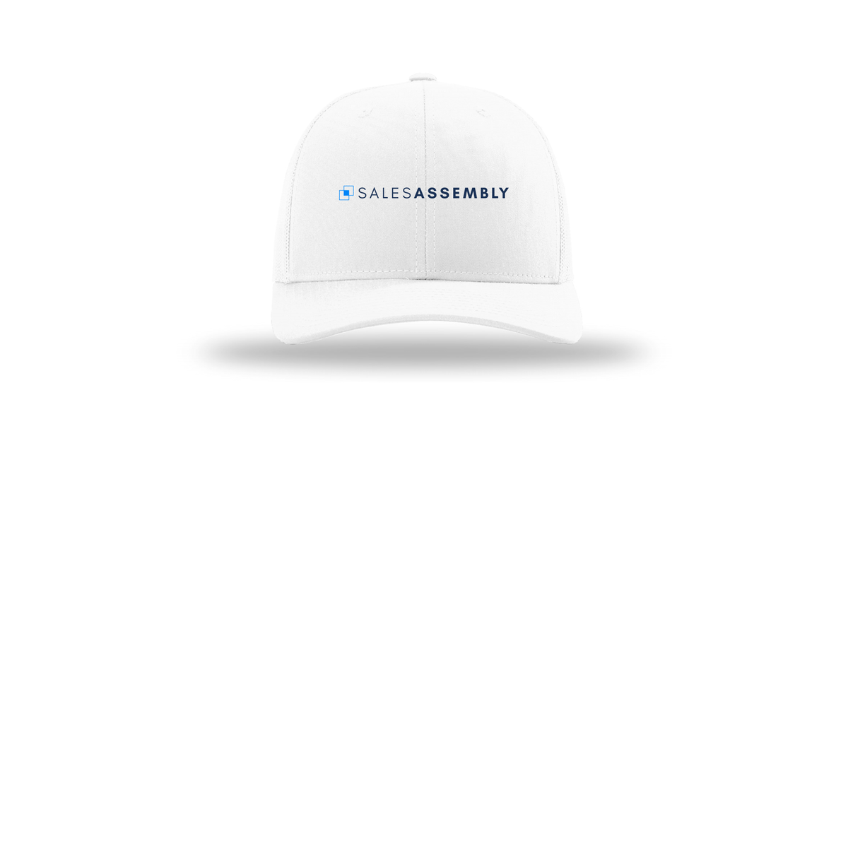 salesassembly-richardson-trucker-cap-embroidery-capfront-R112-white-flat-front