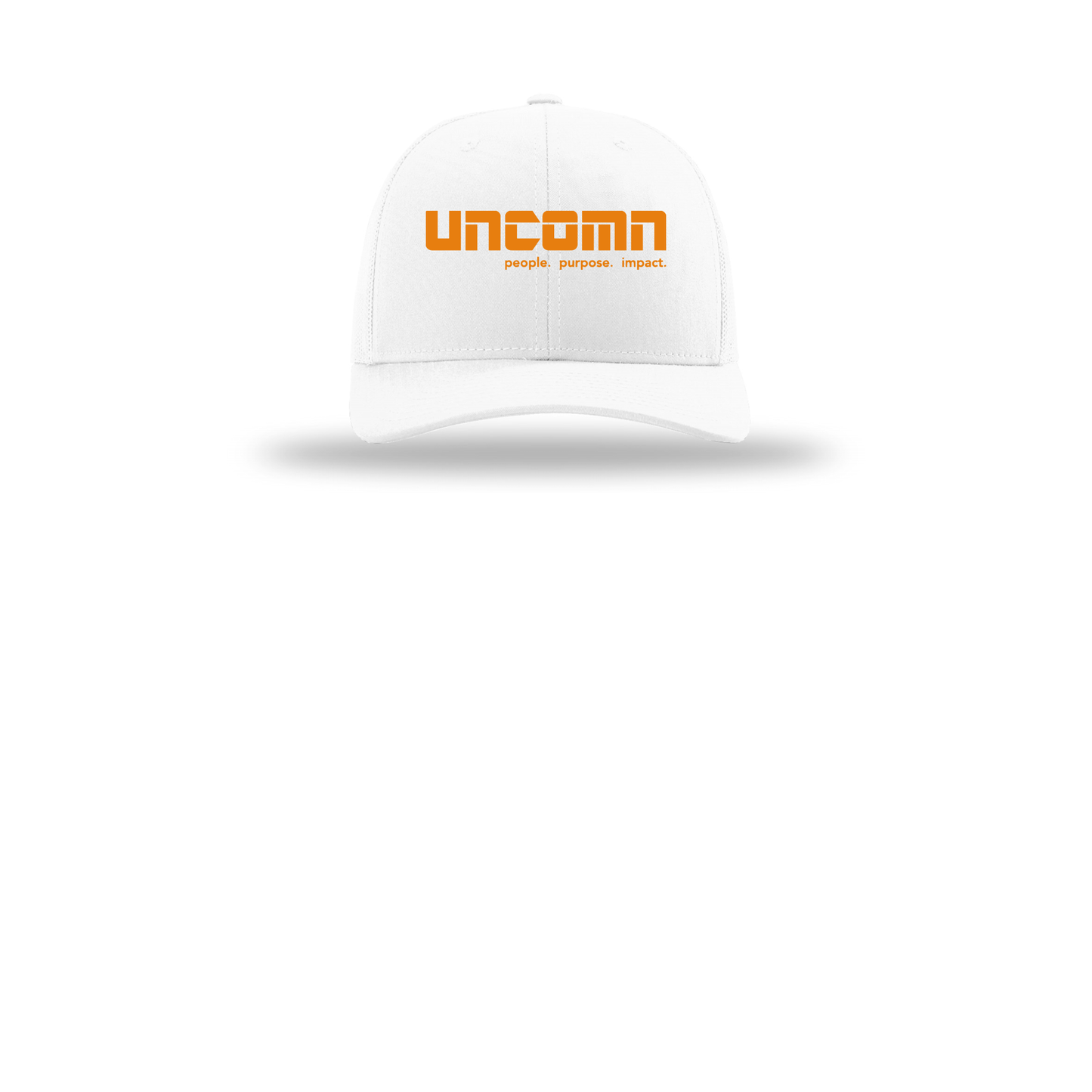 uncomn-richardson-trucker-cap-embroidery-capfront-R112-white-flat-front