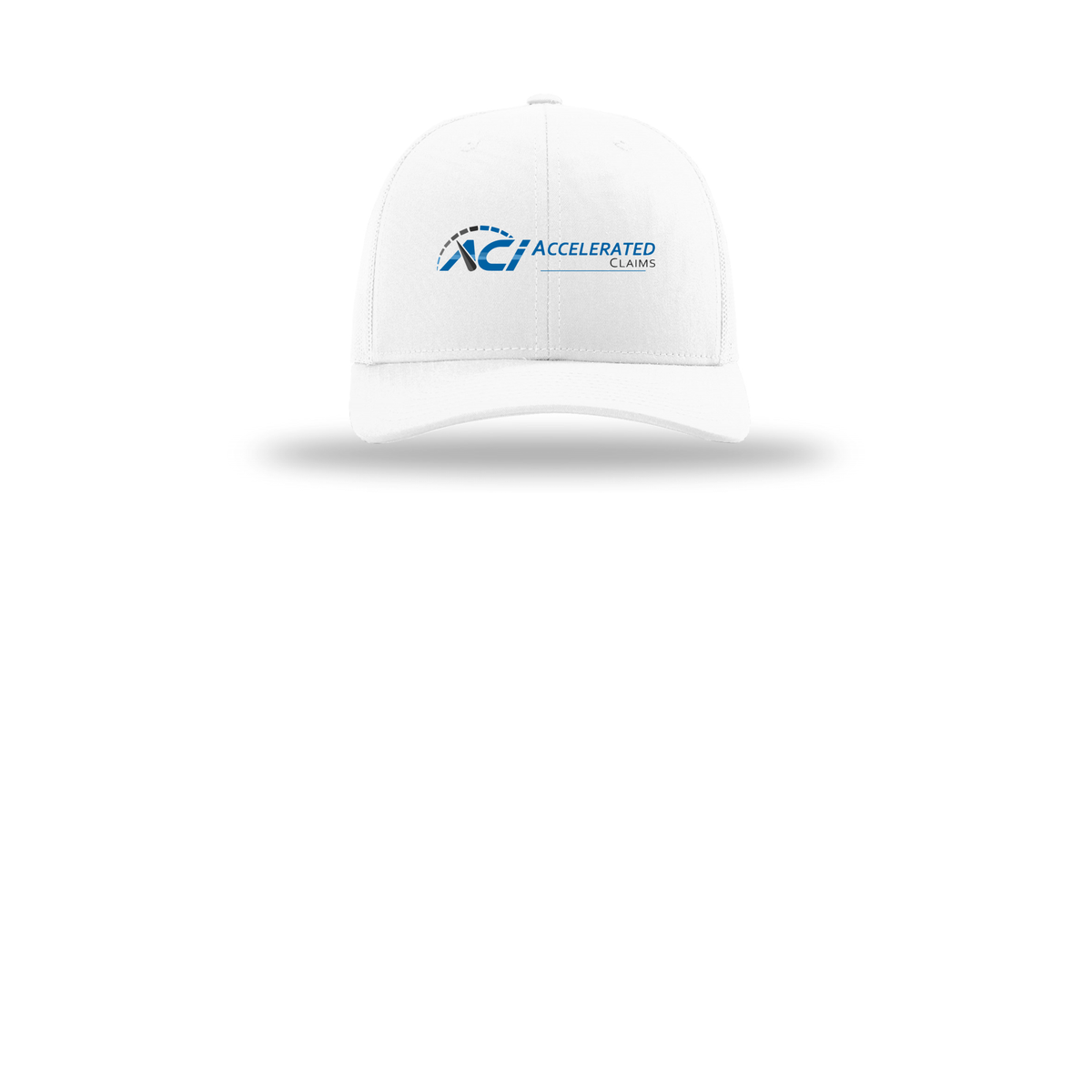 accelclaims-richardson-trucker-cap-embroidery-capfront-R112-white-flat-front