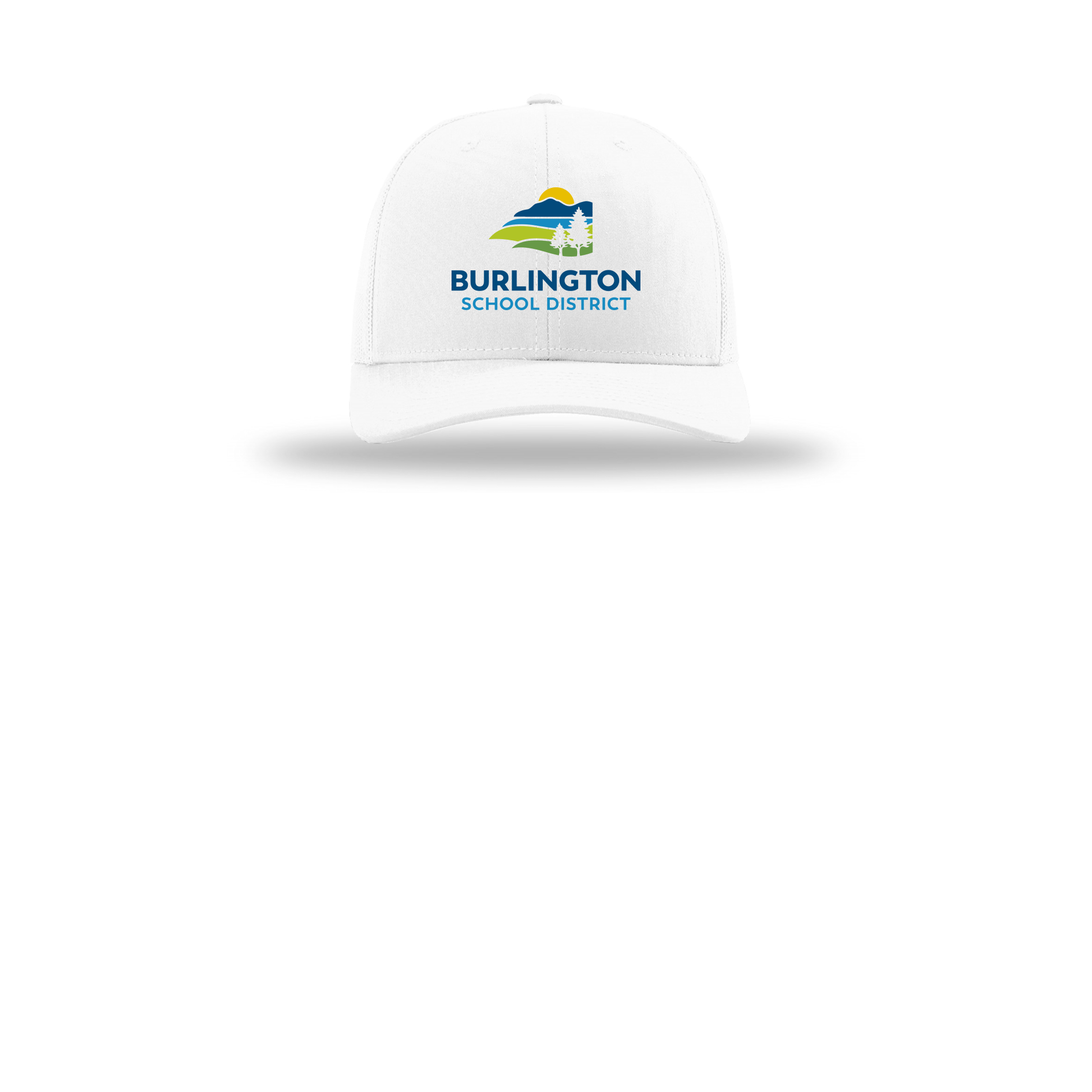 bsdvt-richardson-trucker-cap-embroidery-capfront-R112-white-flat-front