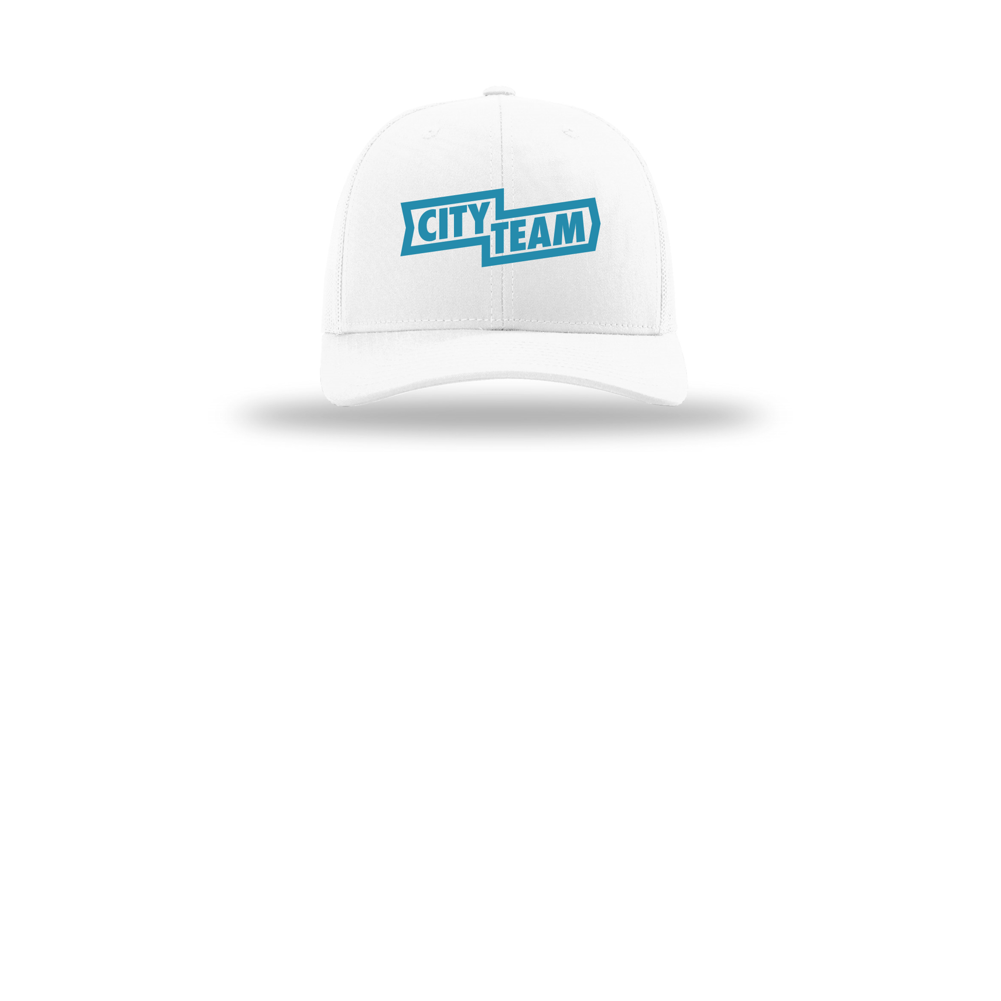 cityteam-richardson-trucker-cap-embroidery-capfront-R112-white-flat-front