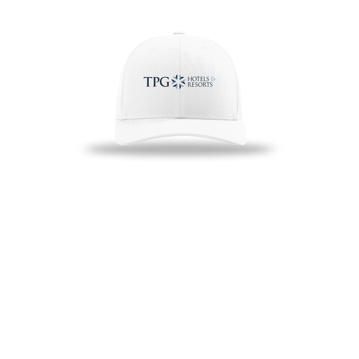 tpghotelsandresorts-richardson-trucker-cap-embroidery-capfront-R112-white-flat-front