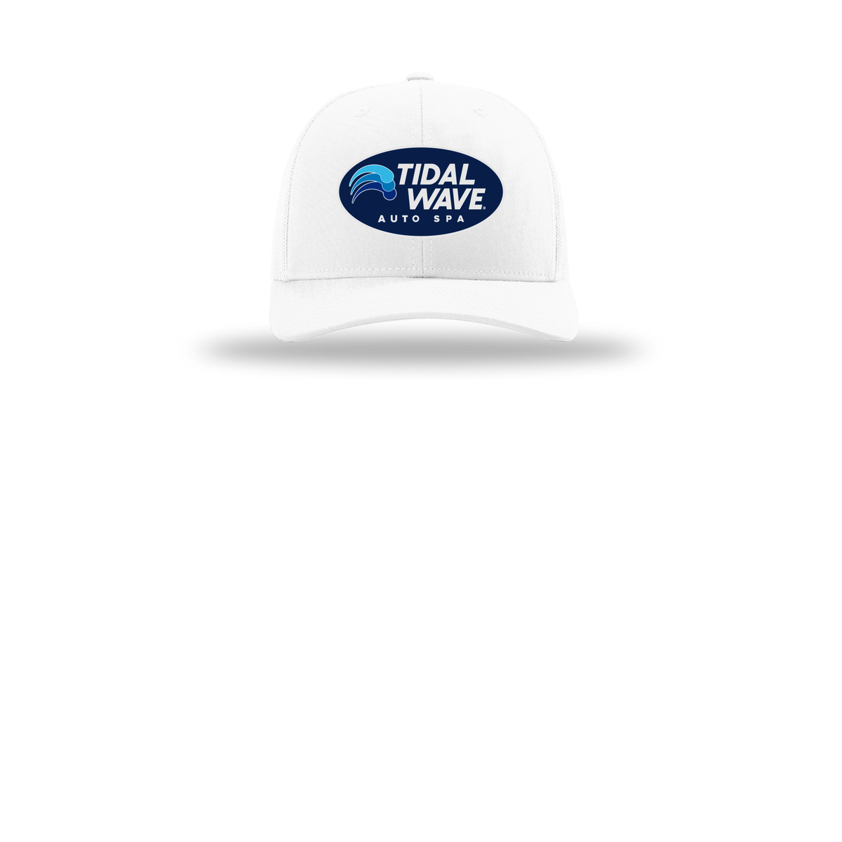 tidalwaveautospa-richardson-trucker-cap-embroidery-capfront-R112-white-flat-front