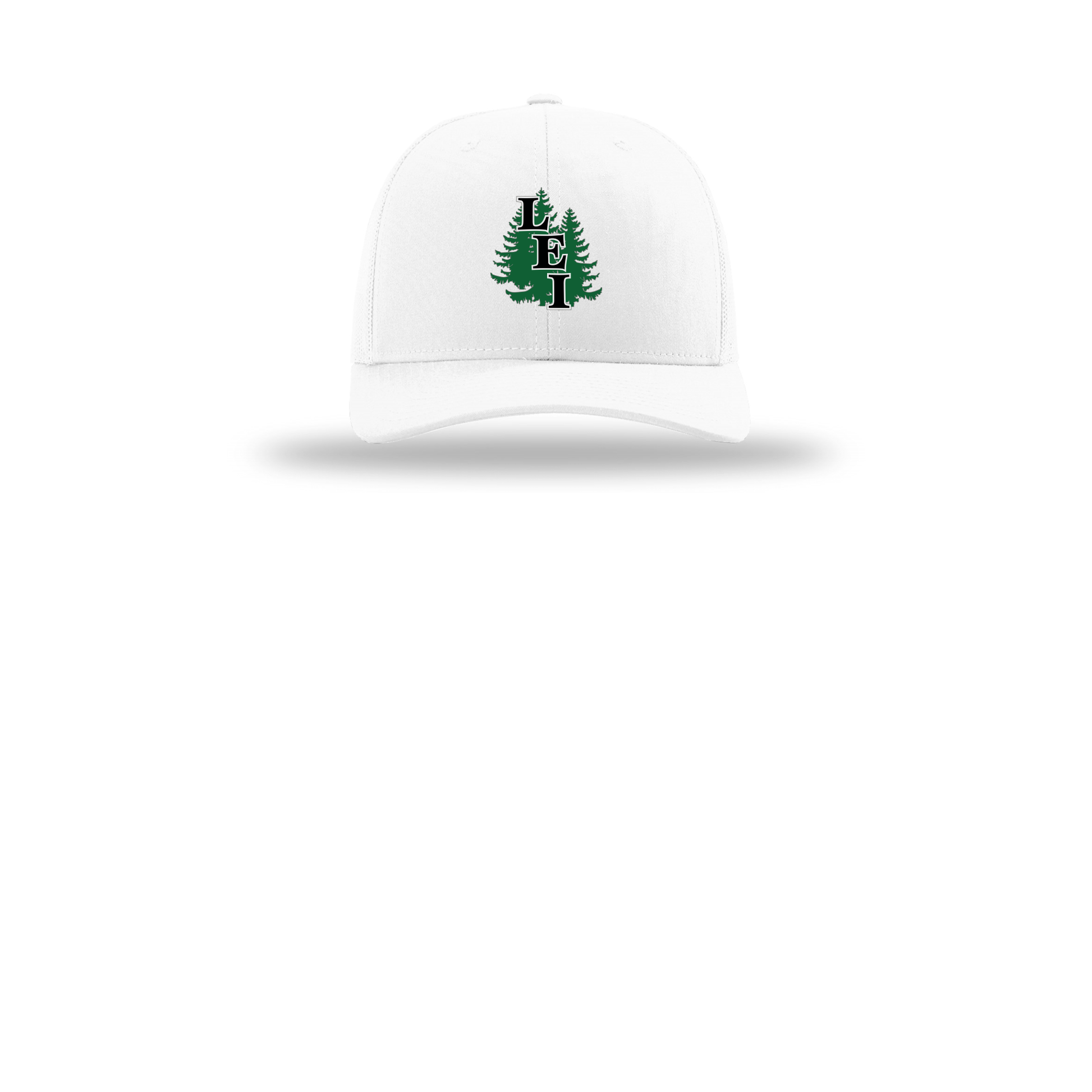 leisite-richardson-trucker-cap-embroidery-capfront-R112-white-flat-front