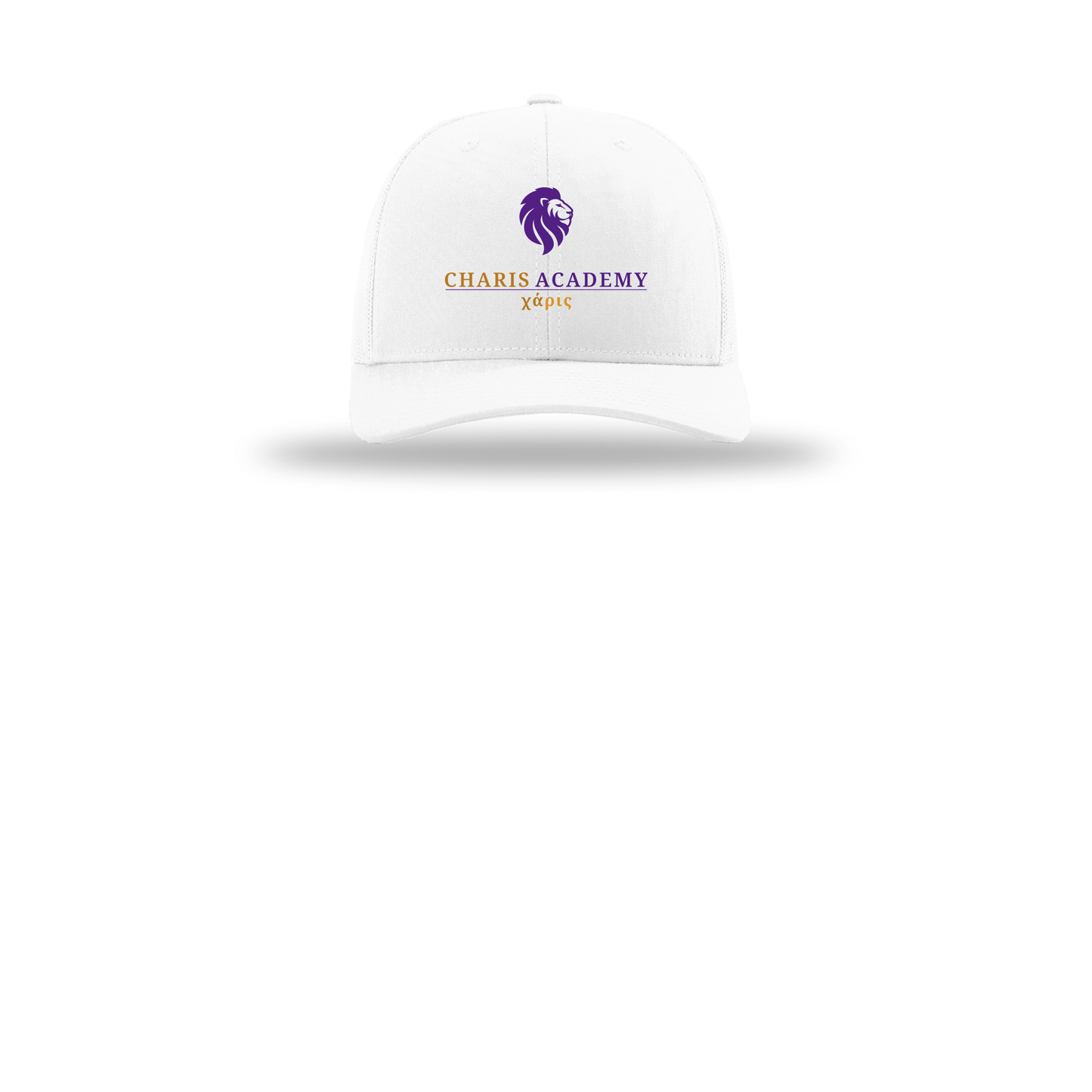 cahazleton-richardson-trucker-cap-embroidery-capfront-R112-white-flat-front