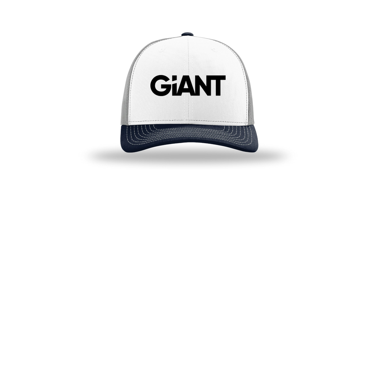 giantworldwide-richardson-trucker-cap-embroidery-capfront-R112-whitealuminumnavy-flat-front