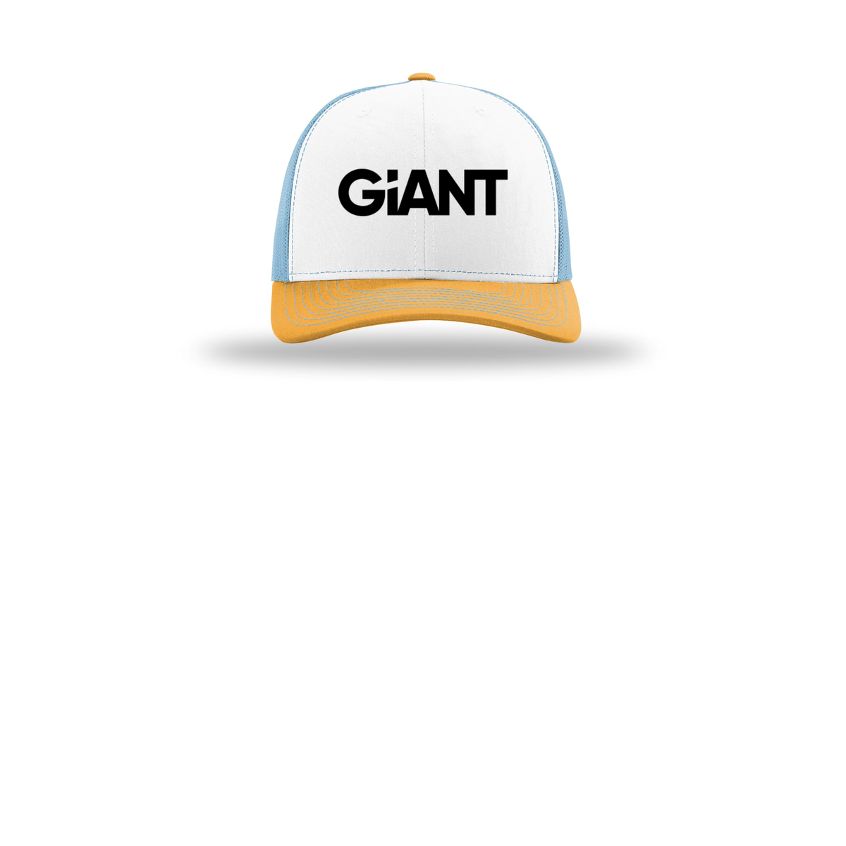 giantworldwide-richardson-trucker-cap-embroidery-capfront-R112-whitecolumbiablueyellow-flat-front