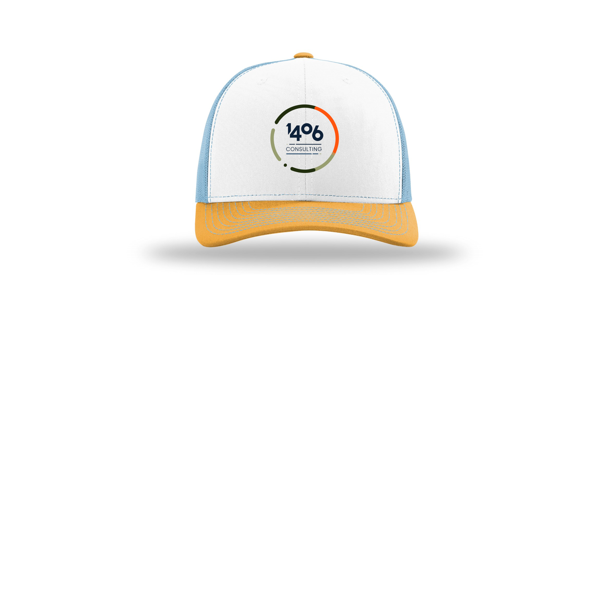 1406consulting-richardson-trucker-cap-embroidery-capfront-R112-whitecolumbiablueyellow-flat-front