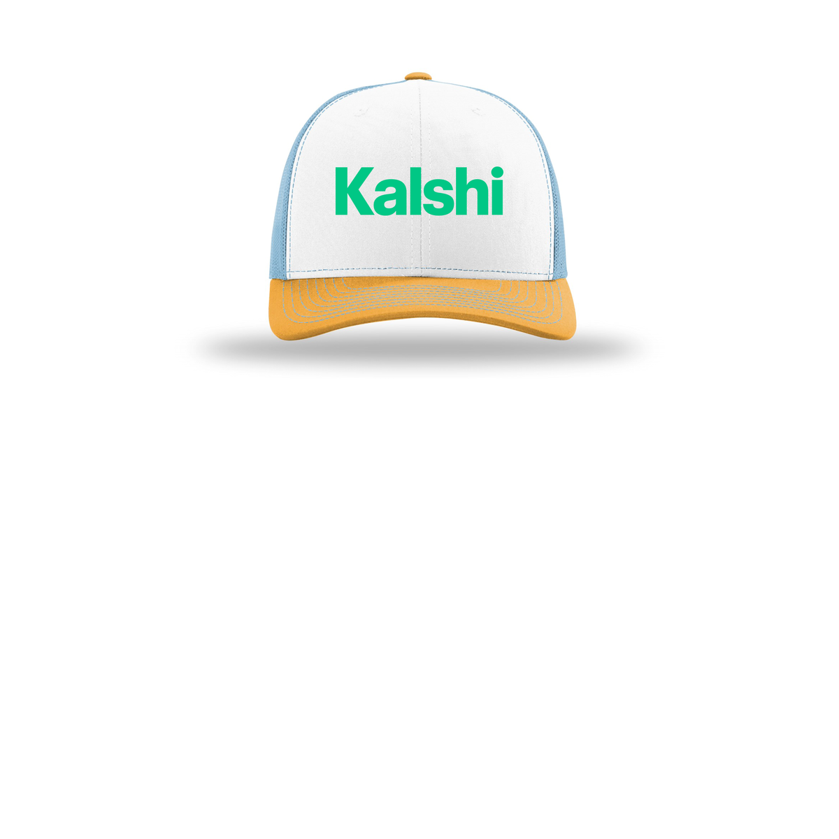 kalshi-richardson-trucker-cap-embroidery-capfront-R112-whitecolumbiablueyellow-flat-front