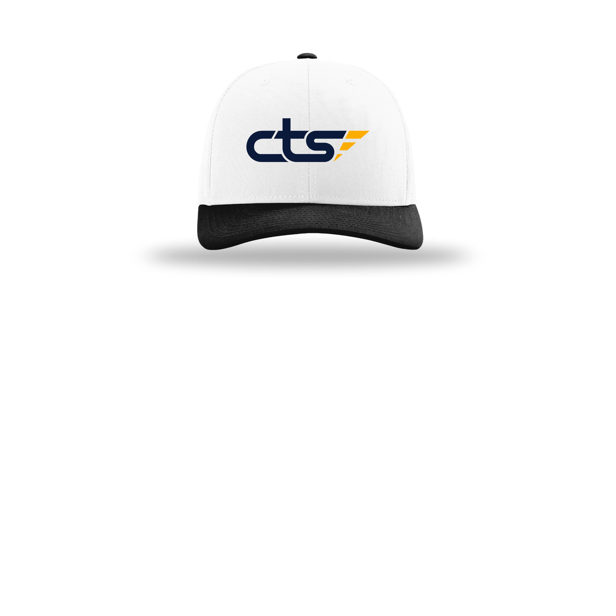 cts1-richardson-trucker-cap-embroidery-capfront-R112-whitewhiteblack-flat-front