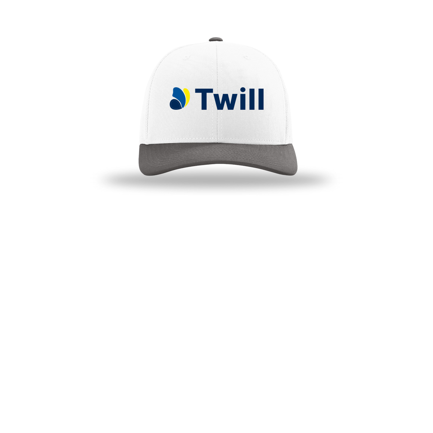 withtwill-richardson-trucker-cap-embroidery-capfront-R112-whitewhitecharcoal-flat-front