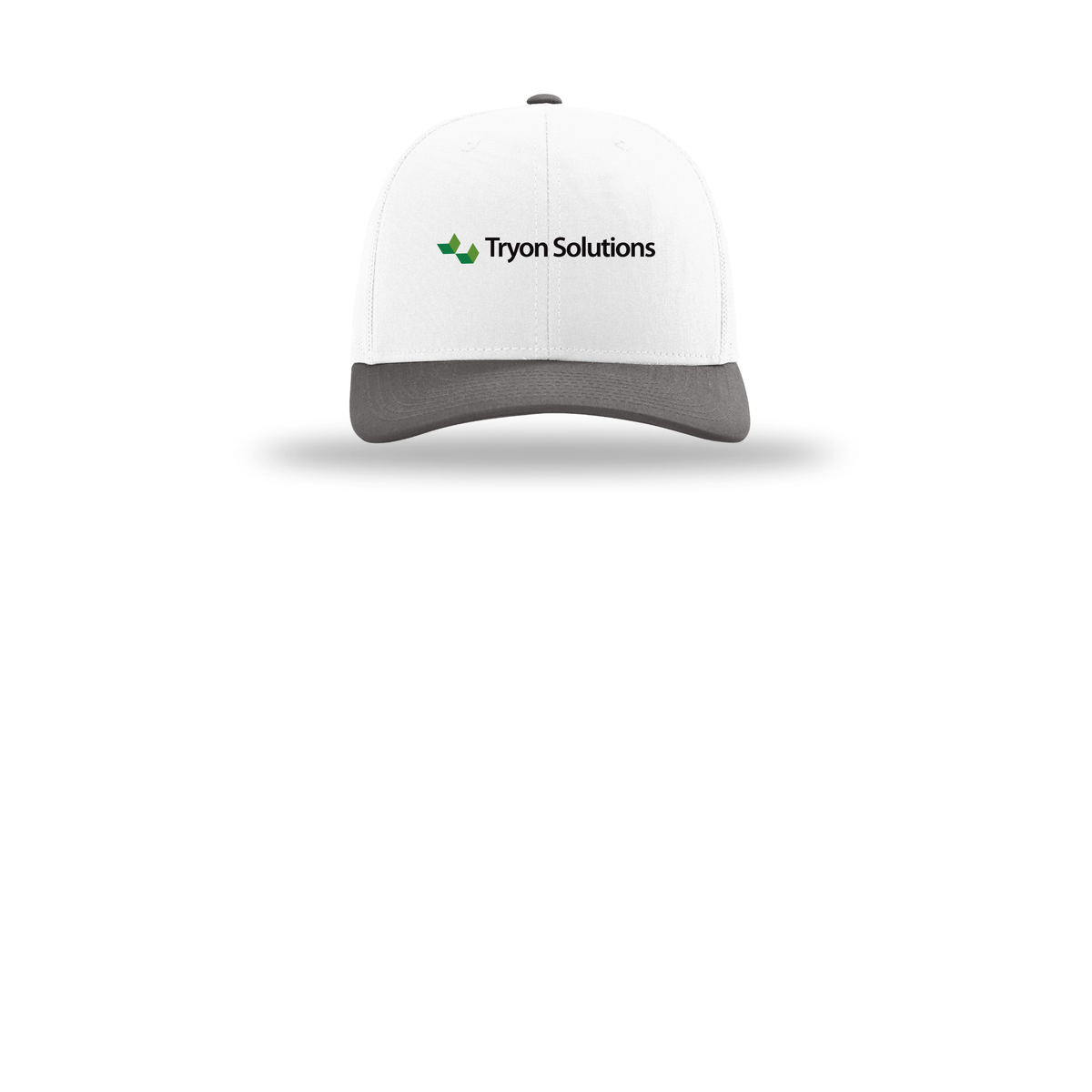 tryonsolutions-richardson-trucker-cap-embroidery-capfront-R112-whitewhitecharcoal-flat-front