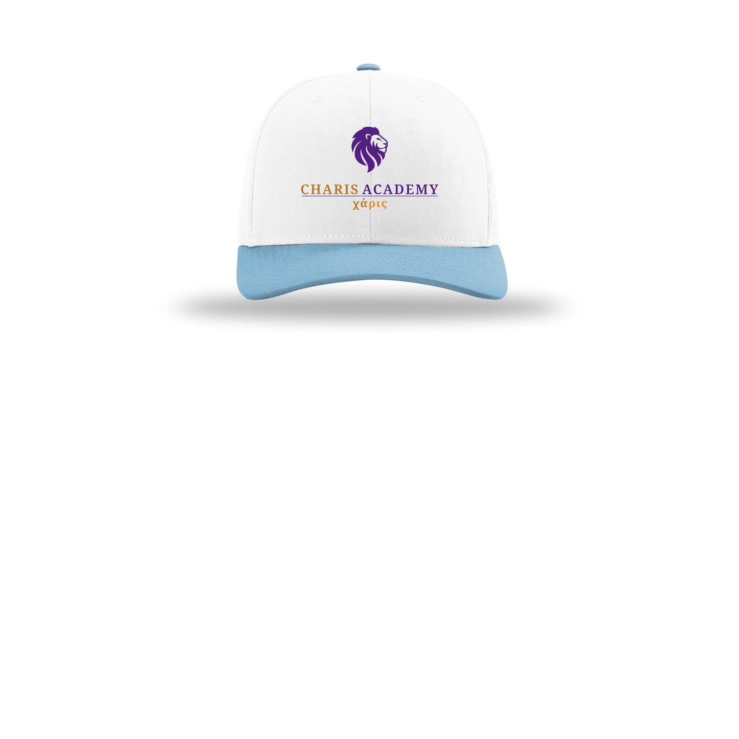 cahazleton-richardson-trucker-cap-embroidery-capfront-R112-whitewhitecolumbiablue-flat-front