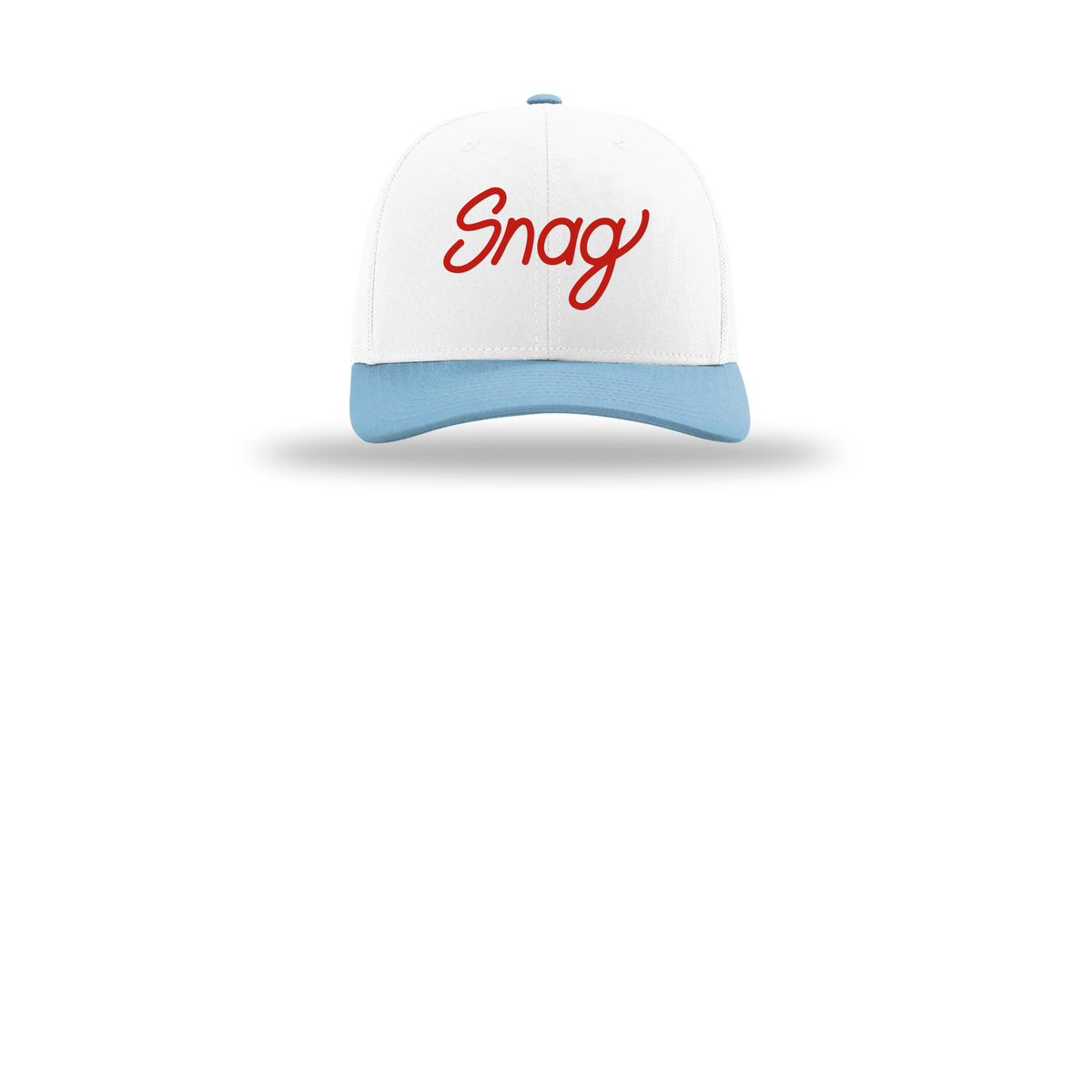 snagdelivery-richardson-trucker-cap-embroidery-capfront-R112-whitewhitecolumbiablue-flat-front