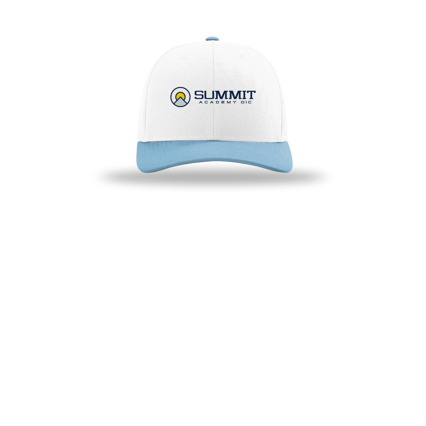 saoic-richardson-trucker-cap-embroidery-capfront-R112-whitewhitecolumbiablue-flat-front