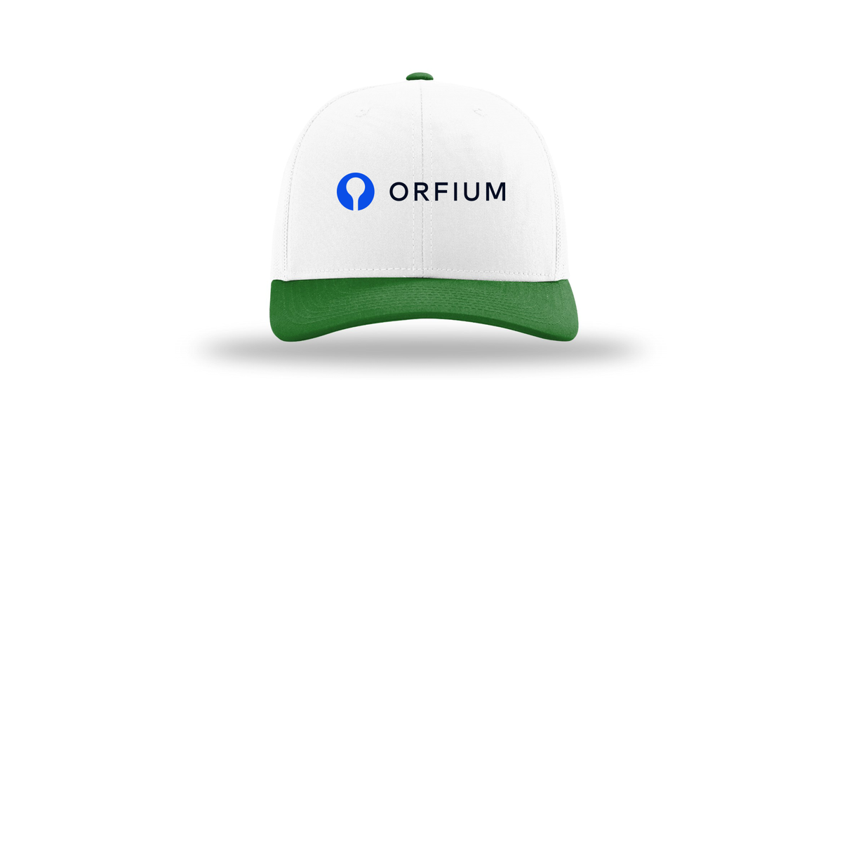 orfium-richardson-trucker-cap-embroidery-capfront-R112-whitewhitekelly-flat-front