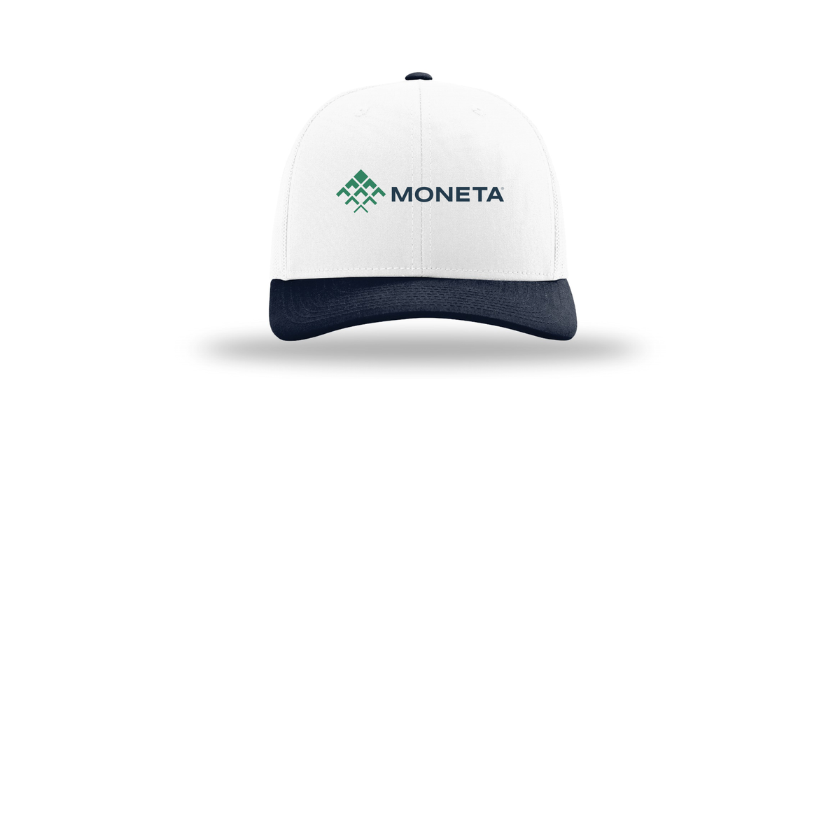 monetagroup-richardson-trucker-cap-embroidery-capfront-R112-whitewhitenavy-flat-front