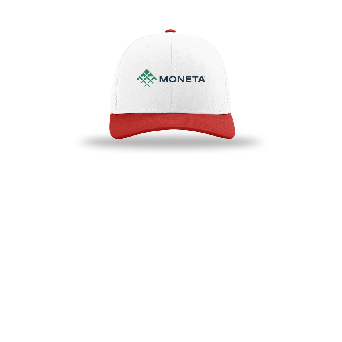 monetagroup-richardson-trucker-cap-embroidery-capfront-R112-whitewhitered-flat-front
