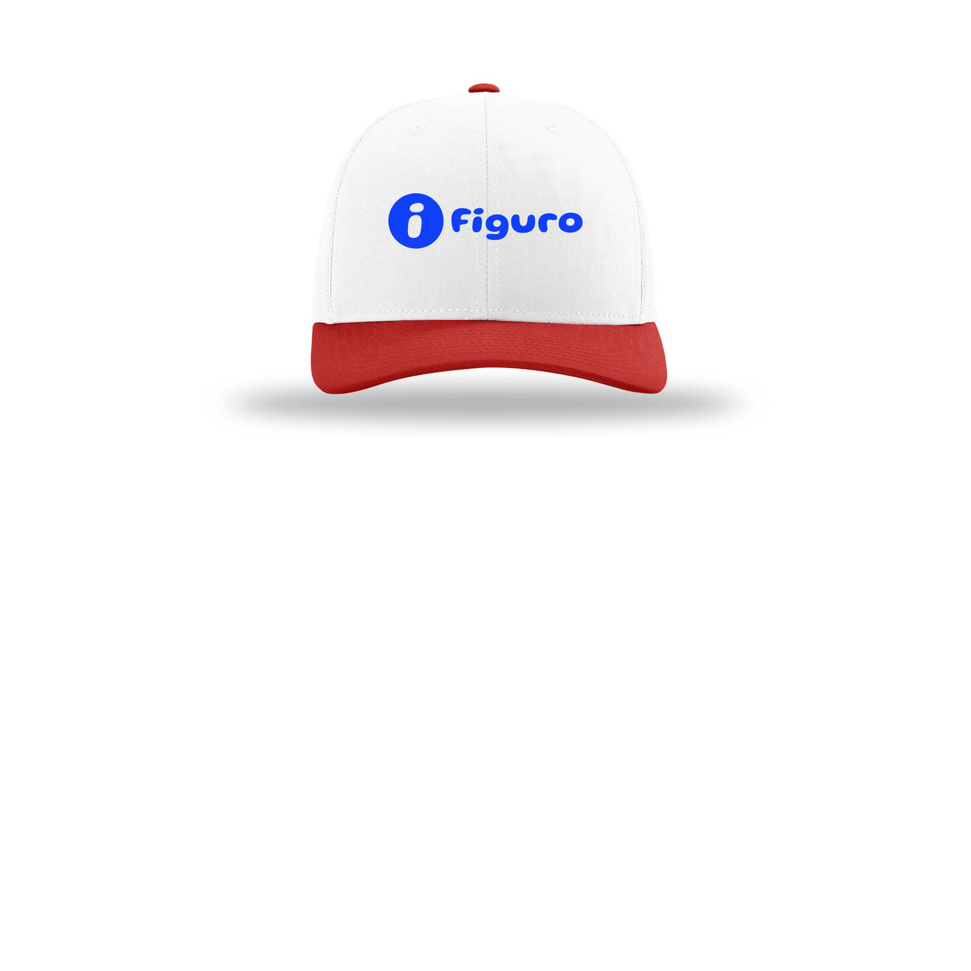 getfiguro-richardson-trucker-cap-embroidery-capfront-R112-whitewhitered-flat-front