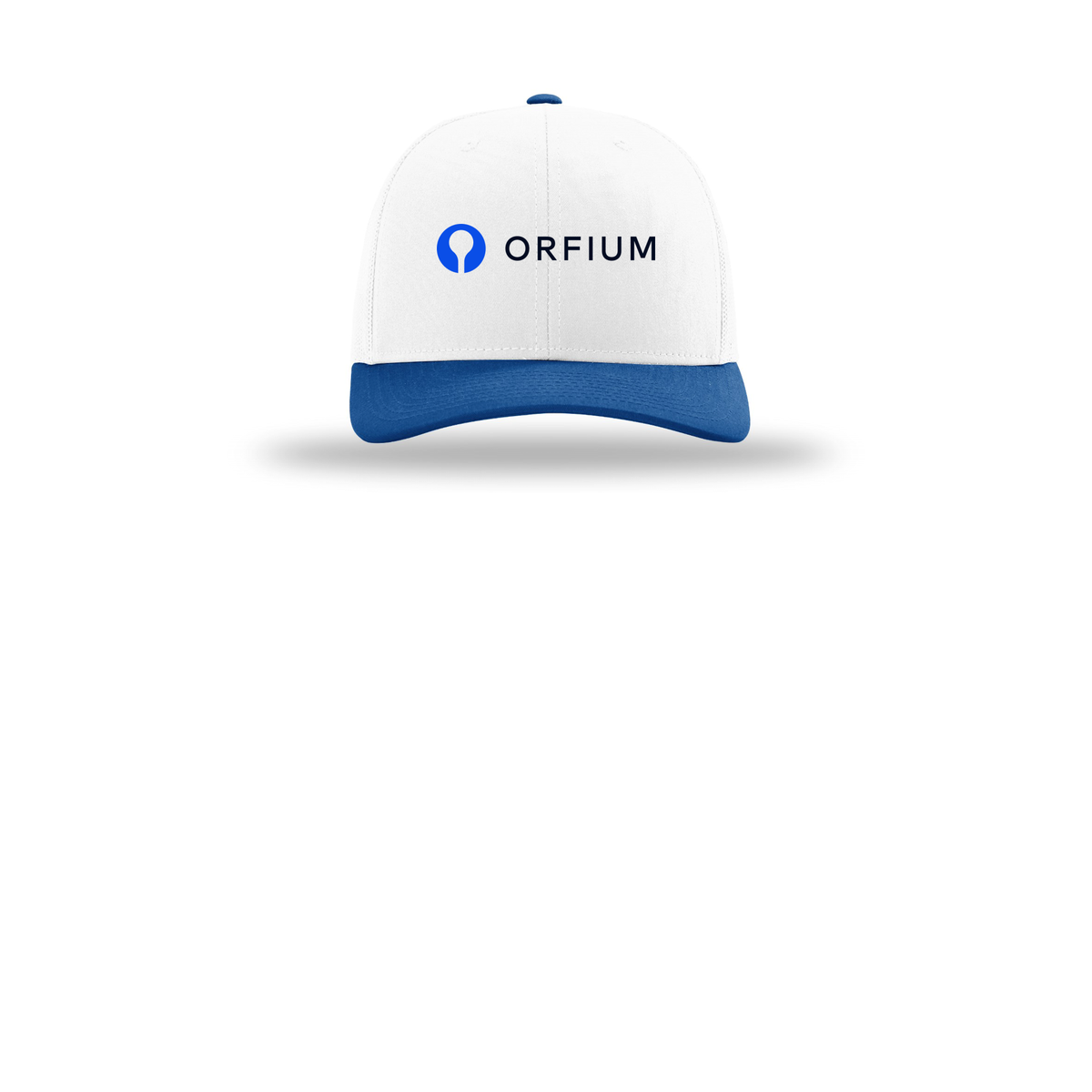 orfium-richardson-trucker-cap-embroidery-capfront-R112-whitewhiteroyal-flat-front